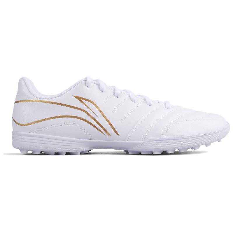 Li Ning Удобная повседневная TF (Резиновые шипы) Искусственный газон амортизирующие прочные футбольные бутсы унисекс футбольные бутсы платиновые YSTU039-4