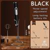3 Gear Speed Coffee Whisk Handheld Egg Beater Mini Electric Milk Frother  Cream