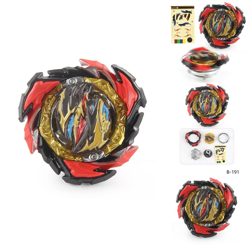 B-191-01 Черный сплав Боевой волчок Игрушка Одинарная упаковка Гиро 67,8 г