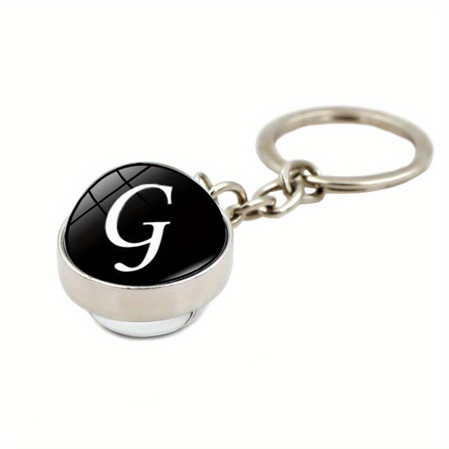 26 английских букв простой стиль металлические начальные шармы подвеска брелок вещи на день Святого Валентина для него друзья любовь набор подарки