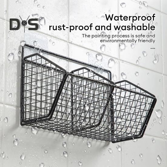 Настенная корзина для хранения, прочная несущая конструкция, полая, простая в установке, кухонный органайзер для овощей и лука, держатель для хранения