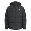 Puffy Down Series Logo Outdoor Casual Hooded Warm Puffer Jacket Unisex Jacket Black JM9131