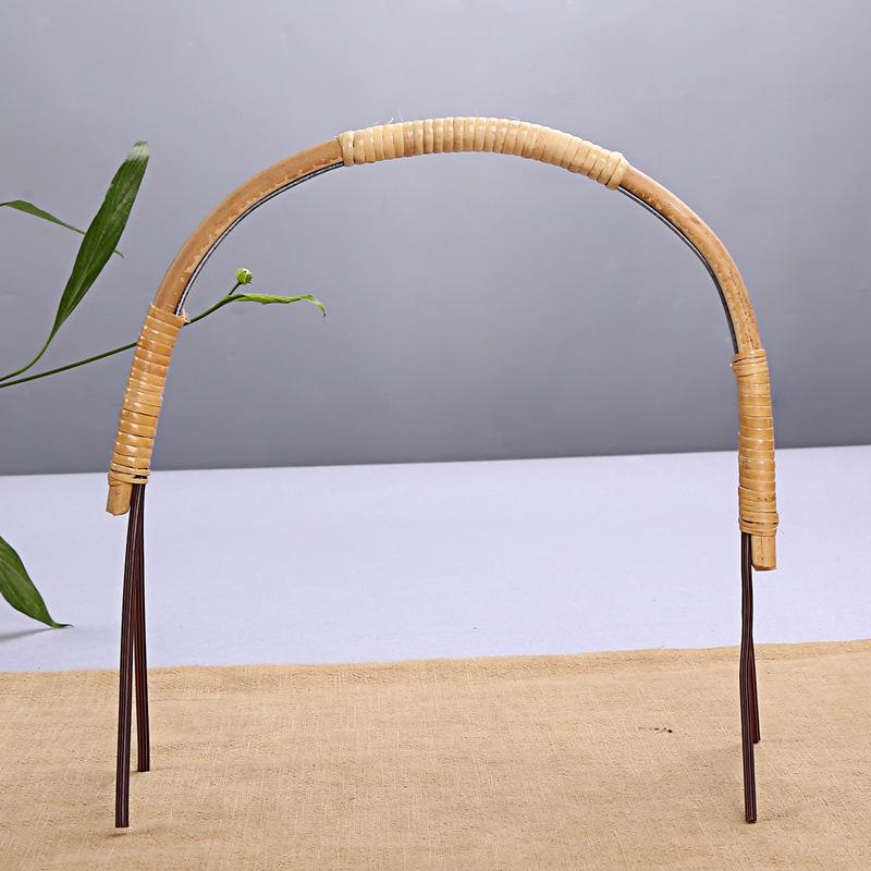 4-Hole Large Teapot and Accessories Set with Rattan Basket Handle