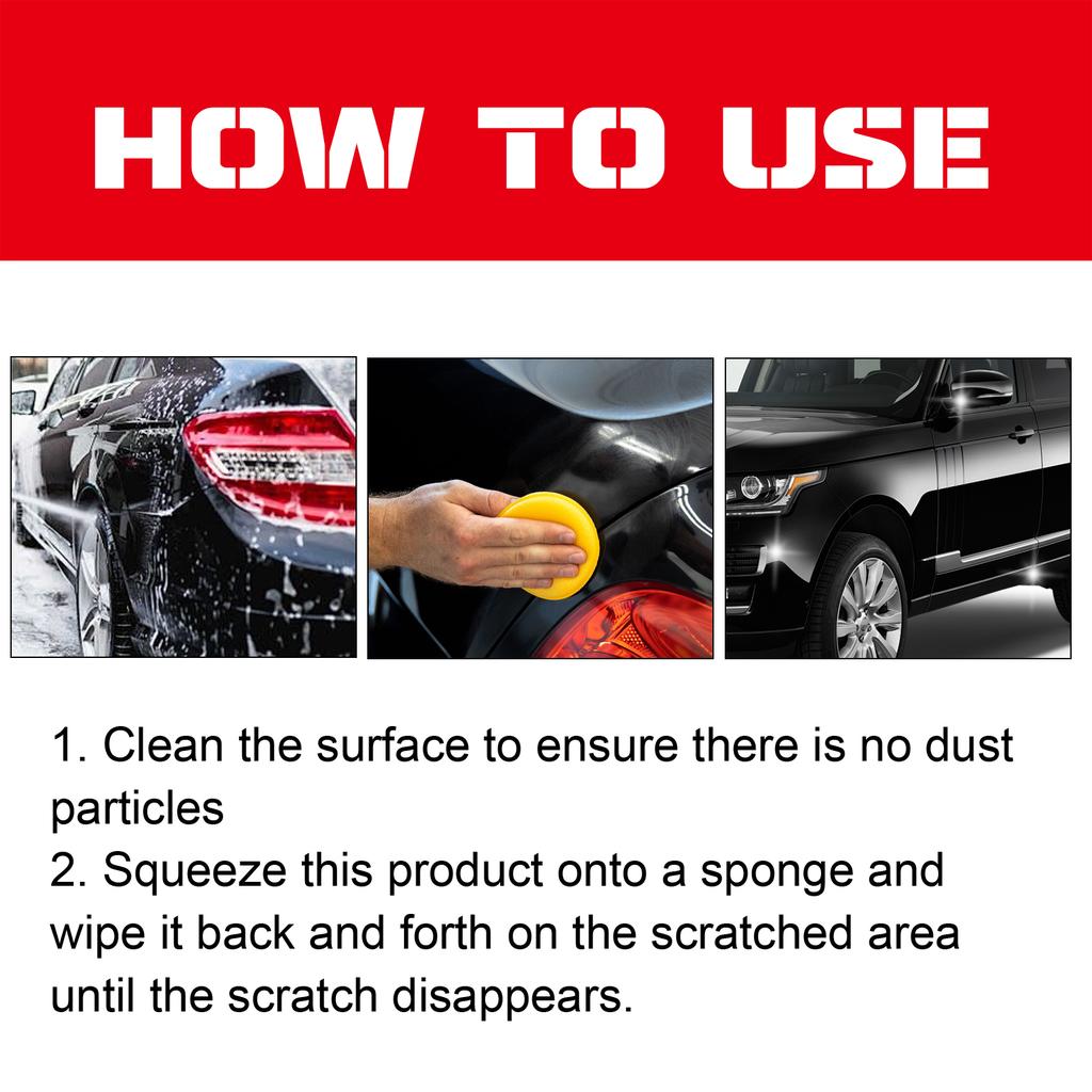 Homonth Средство для удаления царапин на автомобильной краске Набор кремов для ремонта царапин Полироль для ремонта царапин Паста для ухода за краской