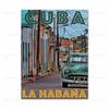 Vintage Miami California Canvas Painting Retro Travel Poster Tourist Scenery Wall Art for Living Room Decoration Home Decor