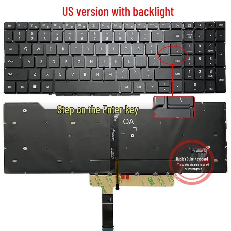 Клавиатура NICG для Huawei Matebook D16 RLEF/RLEFG-16/MCLG/MCLF-08 MCLEF