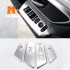 Stainless Steel 2017 2018 for Honda CR-V CRV Car Door Armrest Window Glass Lift Switch Button Cover Trim Accessories