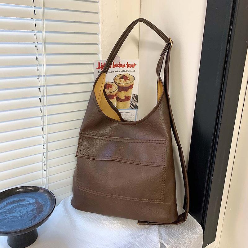 Легкая роскошная изысканная цепочка, портативная сумка-ведро, женский нишевый дизайн, иностранный стиль, высокое чувство ценности, ремень для подкачки, сумка-мессенджер через плечо