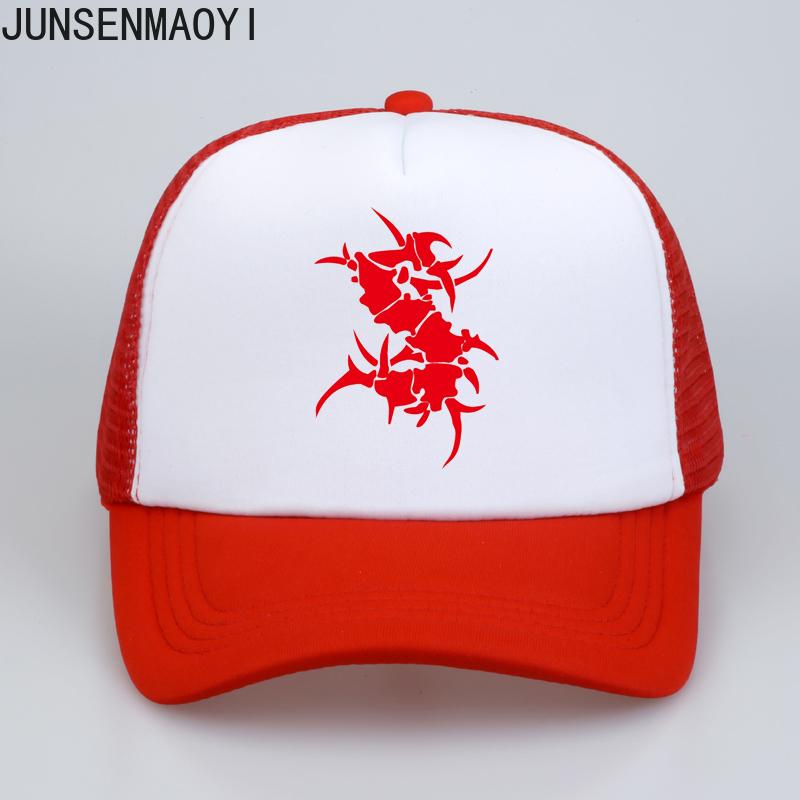 SEPULTURA Metal Rock Band Baseball Caps Summer Men Women Printed Letters Cool Baseball Mesh Net Trucker Cap Parent-child Sun Hat