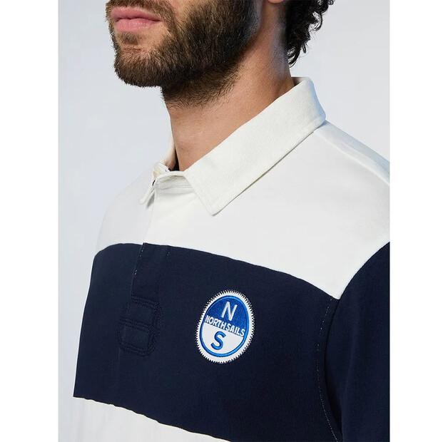 North Sails Logo поло с длинными рукавами