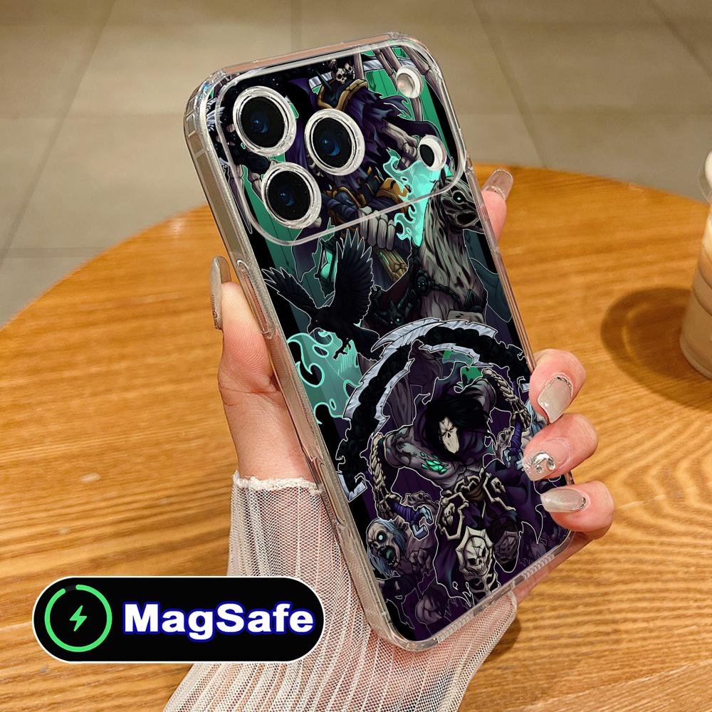 Игровой чехол для мобильного телефона Darksiders для iPhone 17 16 15 14 13 12 11 Air Pro Max Plus Mini Magsafe Прозрачный Цветной Чехол Красивый