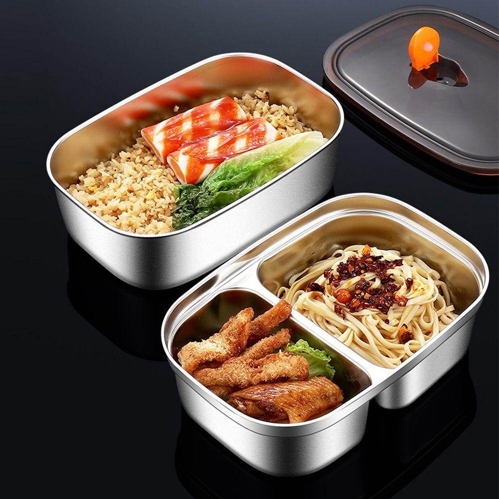 Герметичный контейнер для еды Divides объемом 1200 мл, коробка для хранения свежих продуктов, прочный контейнер для обеда, столовая посуда