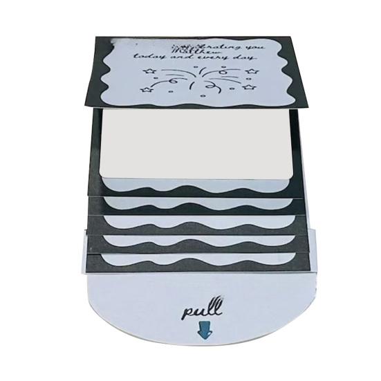 Книжечка подарочных карт на Рождество Ручная работа Счастливого Рождества Книжка подарочных карт Выдвижной дизайн DIY Вау Держатель для карт Памятный подарок на праздник Рождественская вечеринка