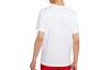 Nike T Shirts Men's White Crew Neck Moderate Straight Fit CK9514-100