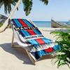 Martini Racing Print Beach Towel, Large Soft Quick Dry Towel for Beach Camping Swimming