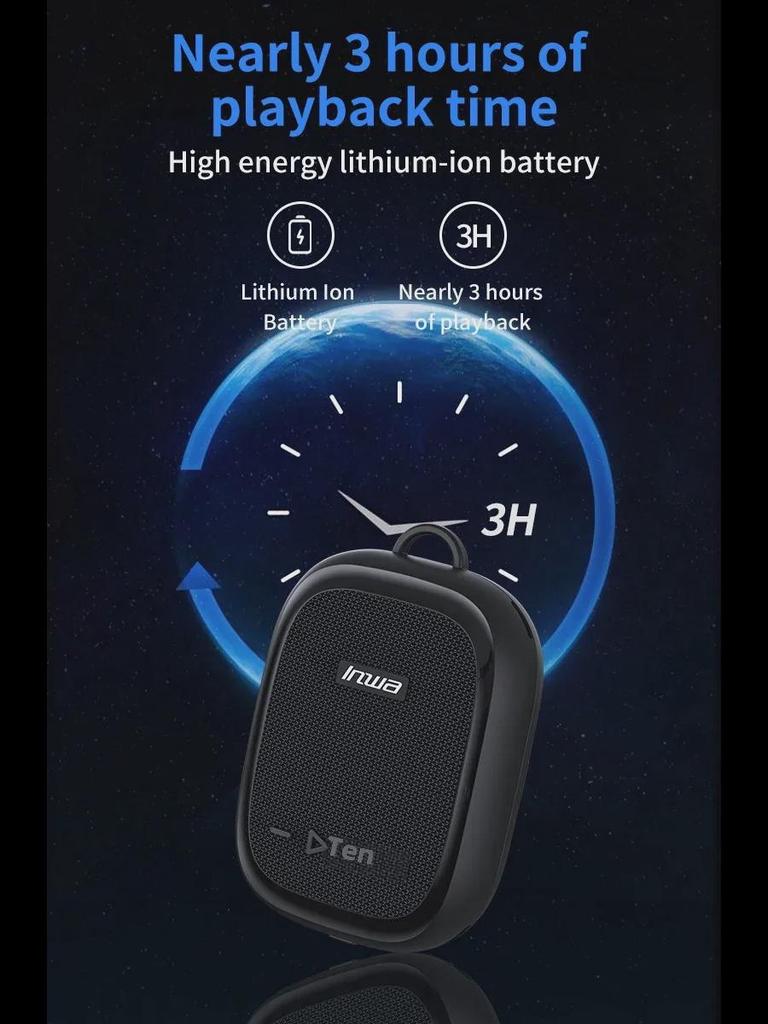 MZ-629 Портативный уличный беспроводной Bluetooth-динамик с сабвуфером 5 Вт и подставкой для велосипеда