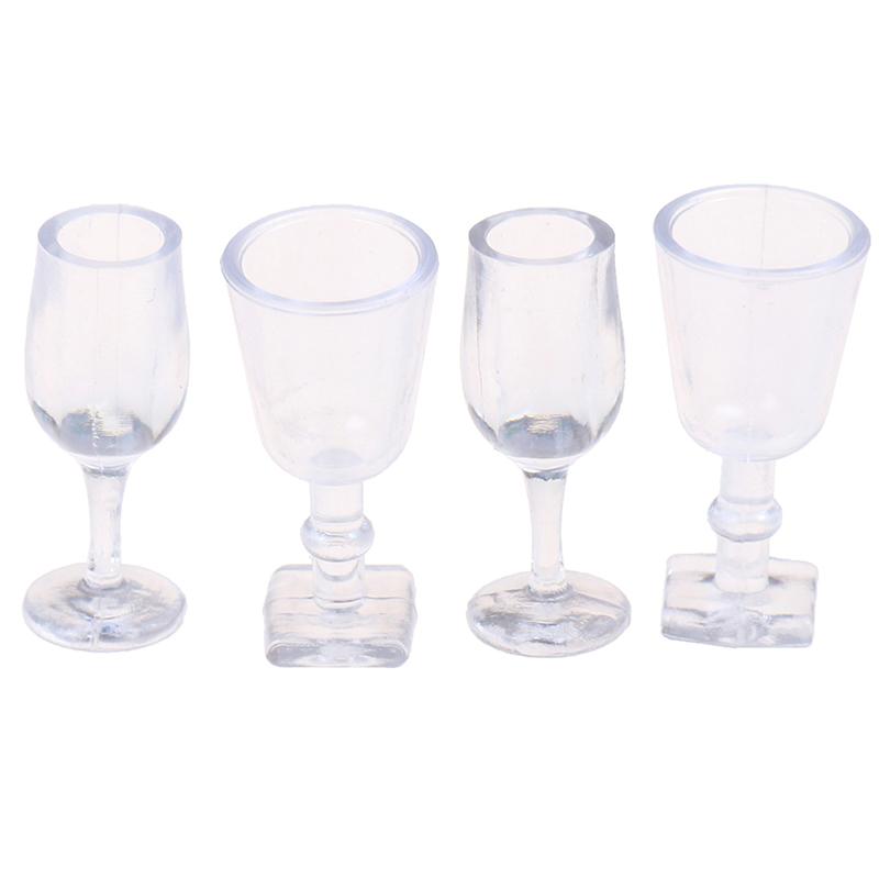 1:12 весов, 4 шт./лот, набор посуды для чашек, миниатюрная игрушка для кукольного домика