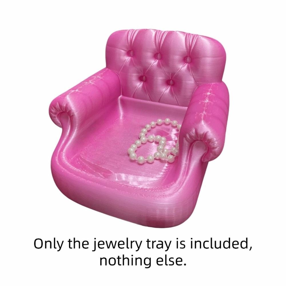 Decorative Bow 3D Printed Jewelry Tray Sweet Shell Shape Jewelry Tray  Home Ornaments