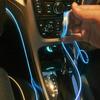 1 Комплект Светодиодной Подсветки Салона Автомобиля – Холодная Световая Полоса EL (Модификация не требуется)