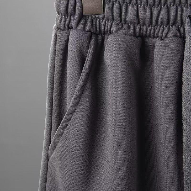 Мужские летние спортивные шорты с широкими штанинами и завязками в европейском и американском уличном стиле