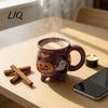 Фиолетовая Новинка Посуда для Напитков Хэллоуин Котёл Ведьмы Кружка для Кофе, 360 мл Кружка с Рисунком Призрака, Тыквы, Паутины Керамическая Чашка, Жуткая для Вечеринки, Праздничная