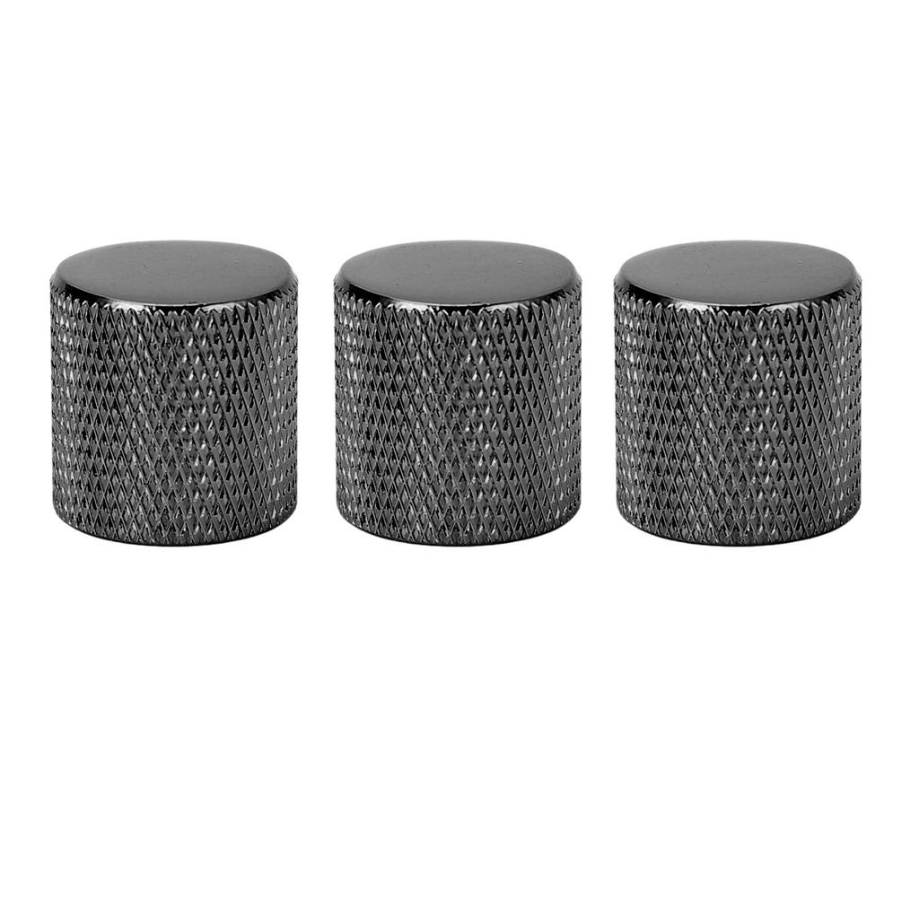 3 шт. Металлические ручки громкости и тона для гитары, ручки электронного управления для гитар LP, потенциометры A B, черные