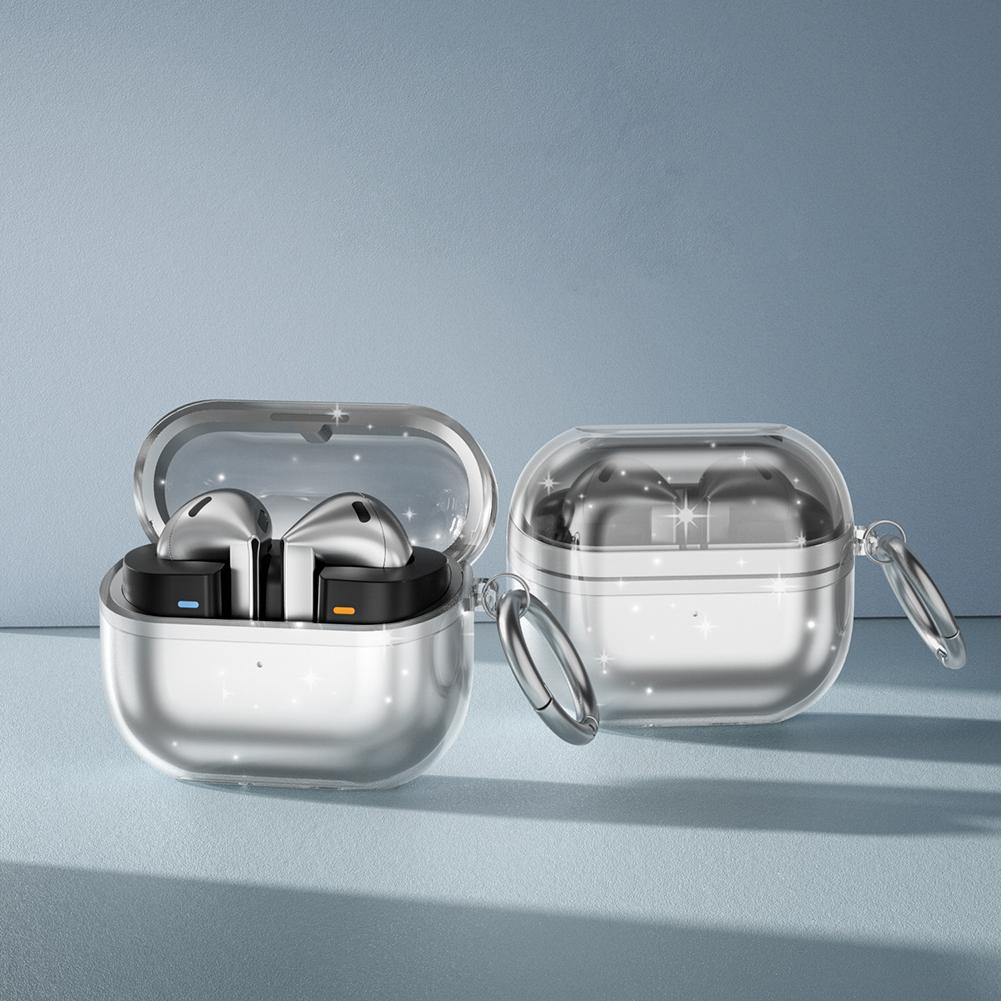 Прозрачный защитный чехол с брелоком для Samsung Galaxy Buds 3/3 Pro #AU