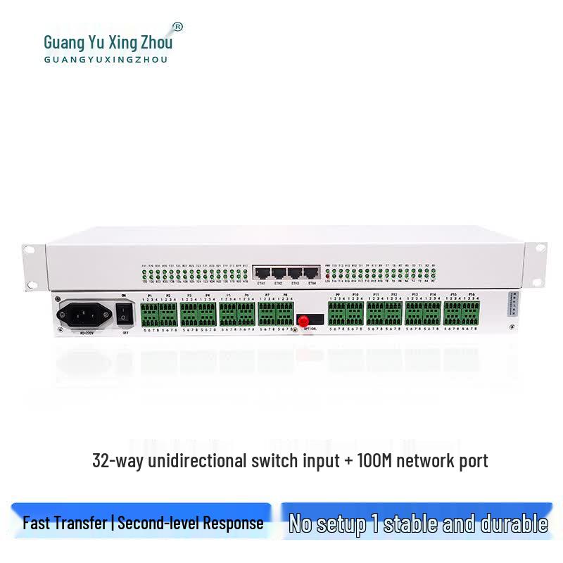 32-канальный цифровой оптический приемопередатчик с Ethernet 100 Мбит/с