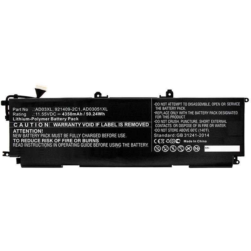 Coreparts Hp Laptop Battery, Mbxhp-Ba0212
