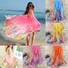 Shawl Clothing Accessories Silk Scarf Beach Shawl Summer Beach Sarong Scarf Ladies Chiffon Scarf