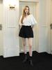 MUSE BY ROSE Renelle Balloon Shorts (Black)