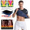 Мужской тренажер для талии Рубашка для сауны Пот Жилет Фитнес Формирователь тела для похудения Тренировочные майки Корректирующее белье Толстовка для упражнений в тренажерном зале Термобелье Костюм для сауны