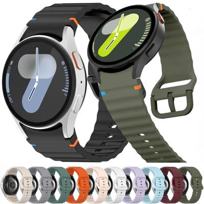 Ремешок для Samsung Galaxy watch 7/FE/5 Pro/6/4 classic 44 мм 40 мм силиконовый спортивный ремешок-браслет correa Galaxy watch 7 ремешок