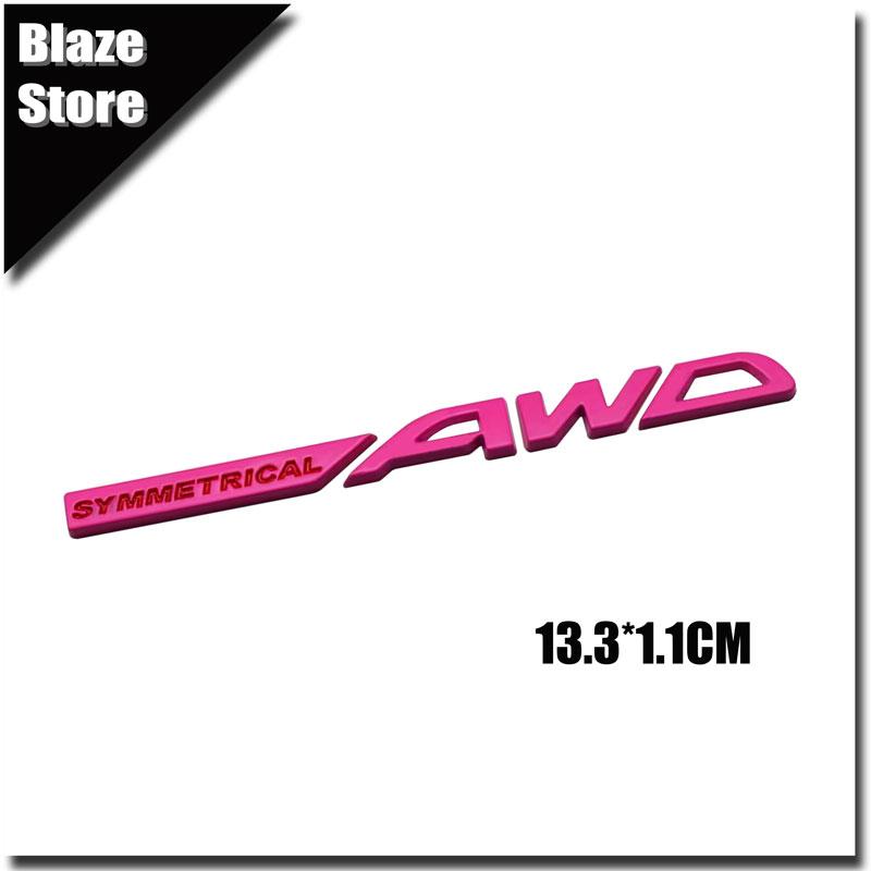 3D Металлическая Симметричная Эмблема AWD На Крышку Багажника Автомобиля Автомобильная Наклейка Для BRZ XV Outback Forester Asahi Panther WRX Impreza