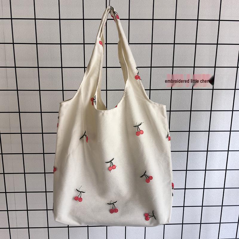 Элегантная черная холщовая сумка с вышивкой бабочки - Большая вместимость, универсальная наплечная сумка для женщин