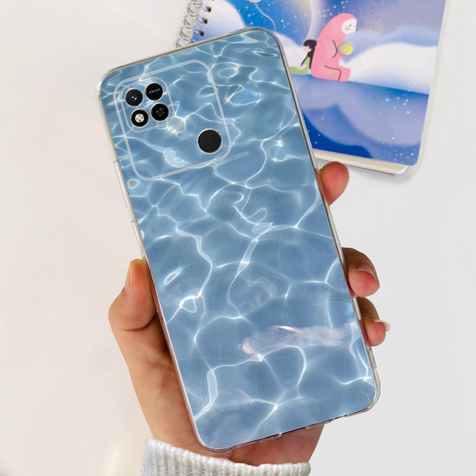 For Xiaomi Redmi 10A Case New Fashion Flower Butterfly Transparent Silicone Cover For Xiomi Redmi 10A Funda Redmi10a 10 A Bumper