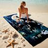 1Pc Nightmare Before Christmas Beach Towel, Quick Dry, Multi-Use for Beach Pool Gym Yoga Home Travel, Christmas, Halloween, Xmas Gift S47