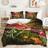 Three-Piece Mushroom Forest Quilt Set Two-Piece Bedding Set