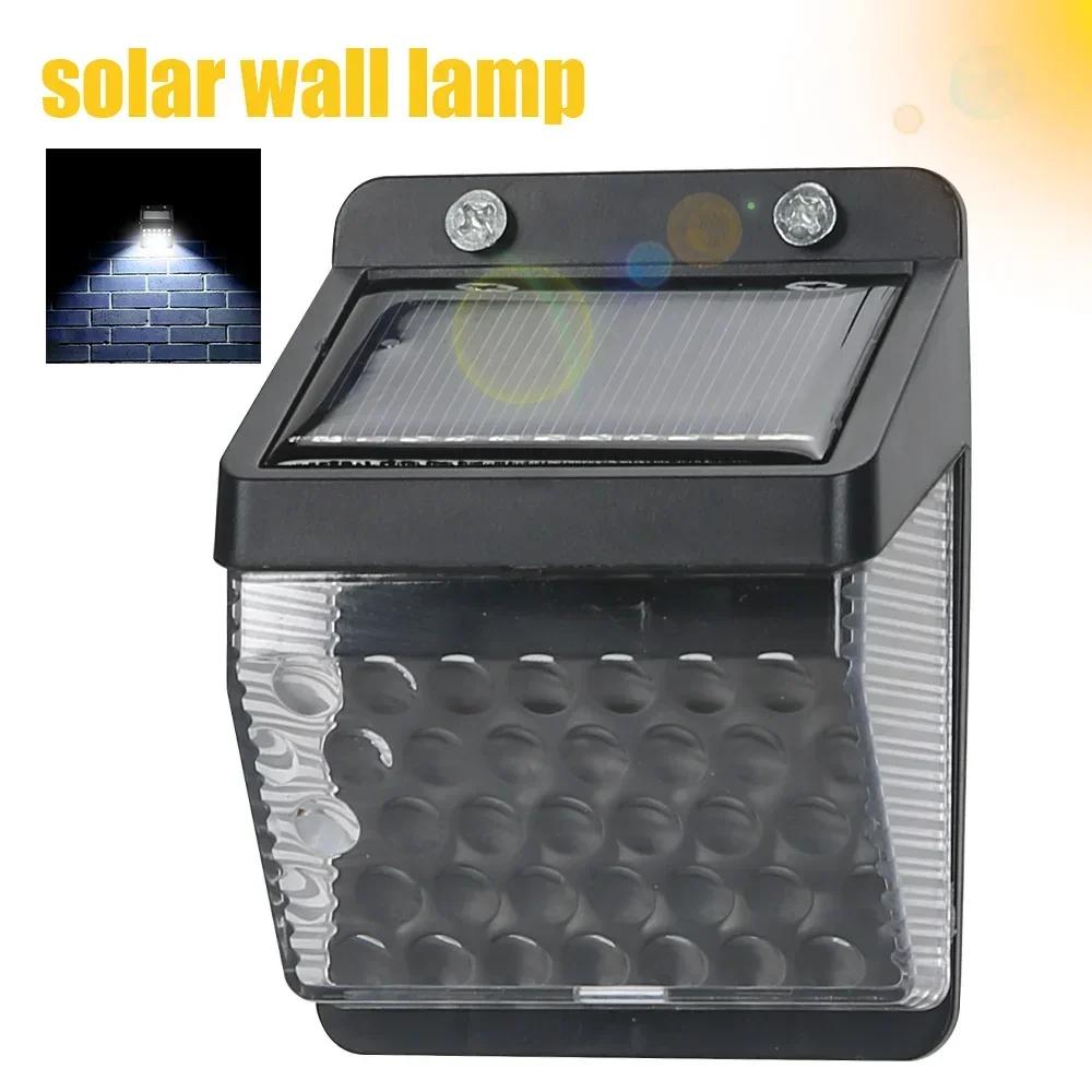 Solar LED Outdoor Light Garden Street Light Waterproof Human Sensing Home Garden Layout Balcony Decorative Step Stair Wall-Light