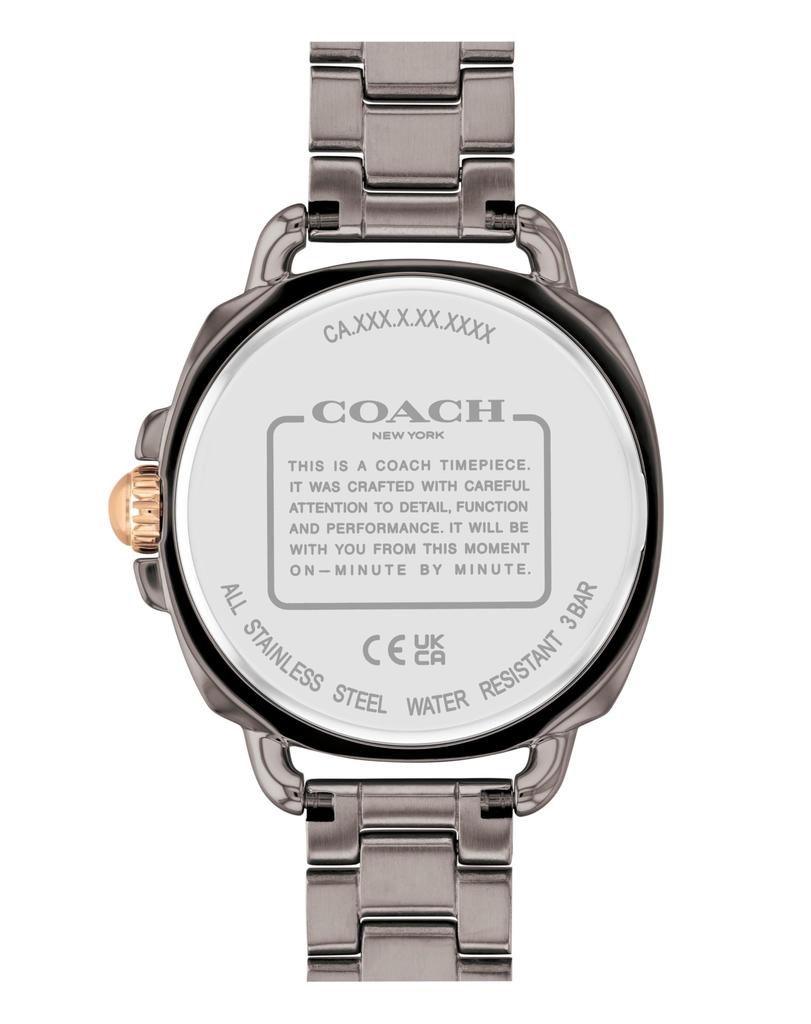 Часы TATUM Темно-серый циферблат Браслет из нержавеющей стали 14504159 [Coach][Авторизованный импорт] Женские