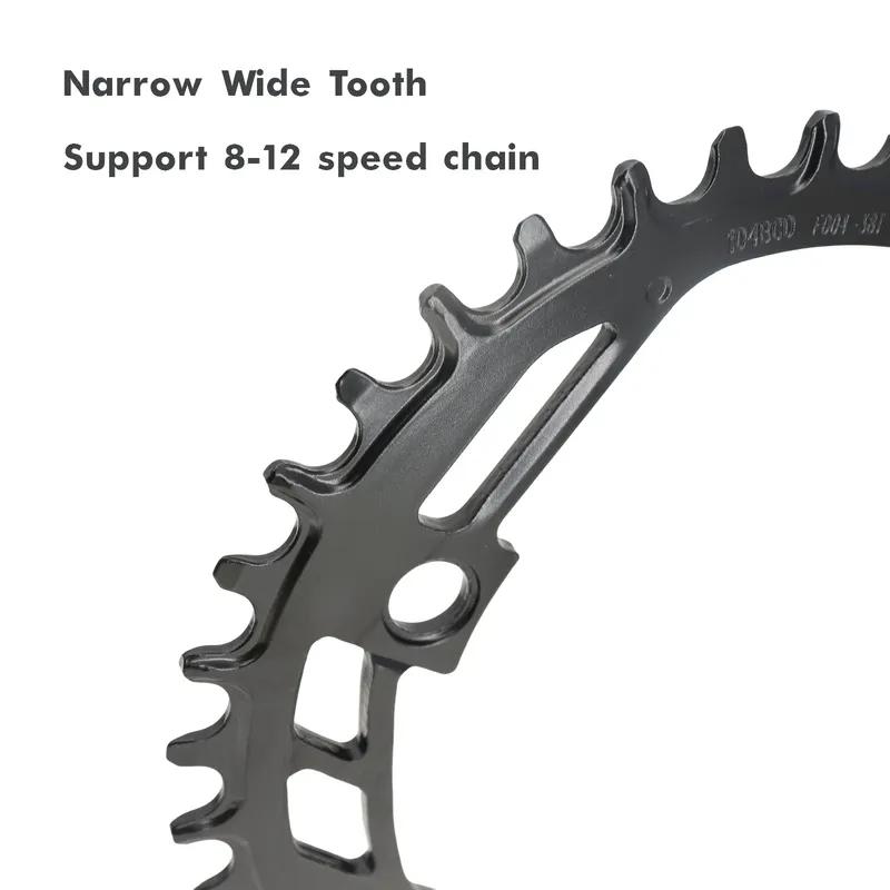 Prowheel 104bcd Стальная Велосипедная Звезда Круглая Супер Долговечность 15000км Narrow Wide MTB Горная Звезда 8 9 10 11 12 скоростей 104 Bcd