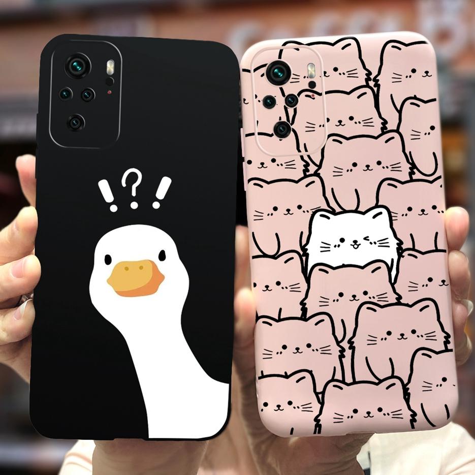 For Xiaomi Redmi Note 10 Case Redmi Note 10S Cute Astronauts Cartoon Cover Soft TPU Phone Cases For Redmi Note 10 Pro Max Bumper