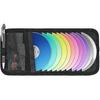 1 Pcs Car CD Holder, Car Sun Visor Storage DVD Disc Holders Pocket Case Organizer with 12 DVD Storage Sleeves, one Mesh Pocket, one Pen Holder, and