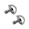 Screw Adapter For DSLR Silver Quick Release Tripod Screw 1/4 Inch Screw Camera Screw D-Ring Screw