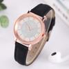 Модные водонепроницаемые повседневные кварцевые часы с круглым циферблатом, изысканные наручные часы для женщин