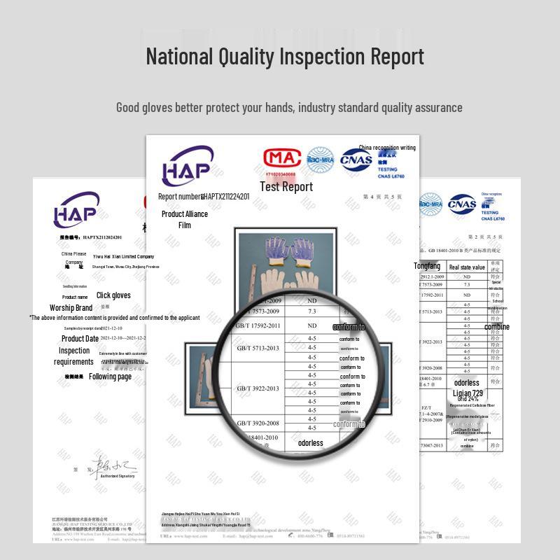 Durable Non-Slip Cotton Work Gloves for Men and Women