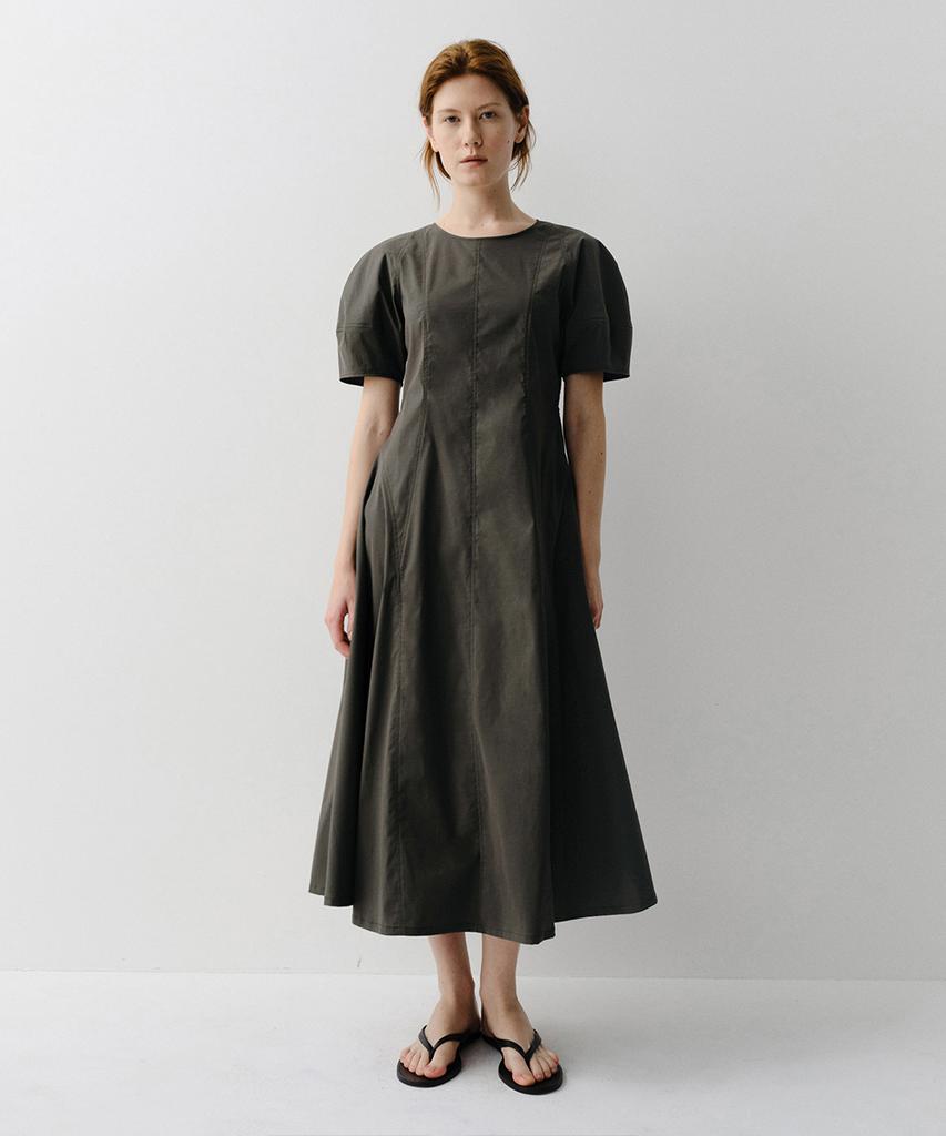 Ia Faye Flare Dress (Deep Khaki)
