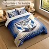 Bedding Set 1 Duvet Cover 2 Pillowcases Canterbury-Bankstown Bulldogs Print Soft Bed Linen Bedroom Decor