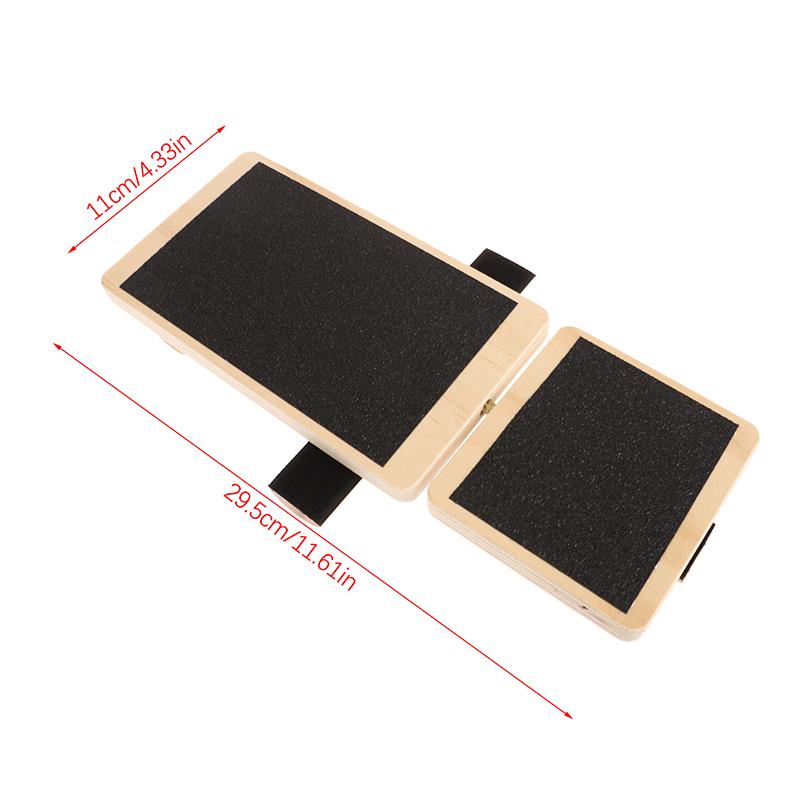 Деревянный растяжитель для ног, укрепитель пилатеса, балансировочная доска для ног, тренажер для стабилизации растяжений лодыжек, инструменты