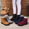 Fashion Winter Women's Boots Fashion High Top Cotton Shoes Plush Warm Snow Boots Lace Up Women Ankle Boots Non Slip Platform Boot Botas